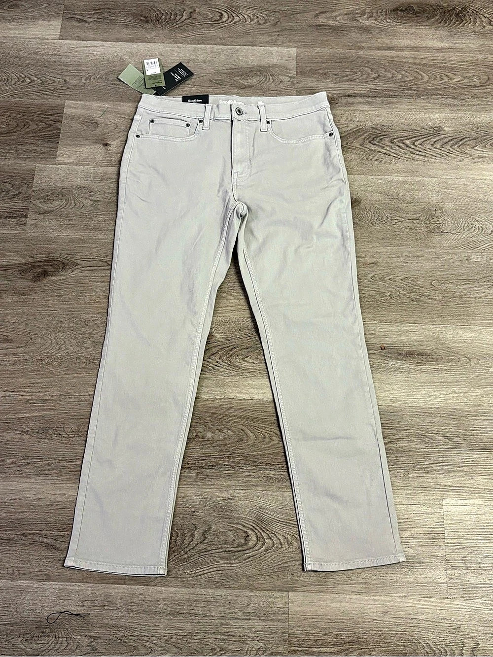 Goodfellow & Co Comfort Wear Denim Straight Leg Jeans Gray Waist 36 x 32 NWT